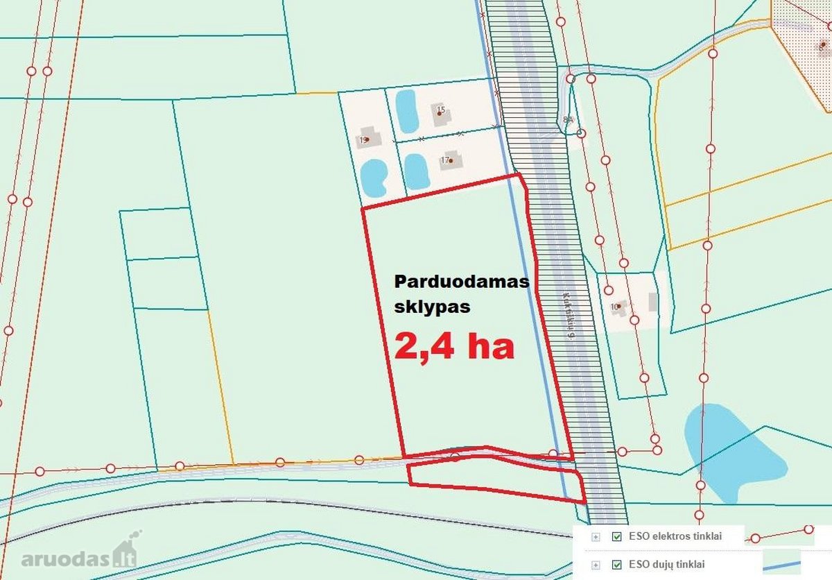Strateginė Investicija: 2,4 ha sklypas šalia