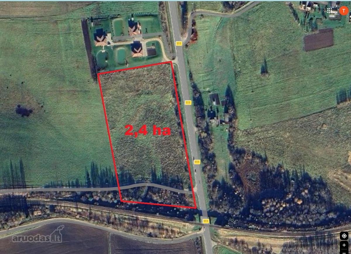 Strateginė Investicija: 2,4 ha sklypas šalia - nuotraukos Nr. 2