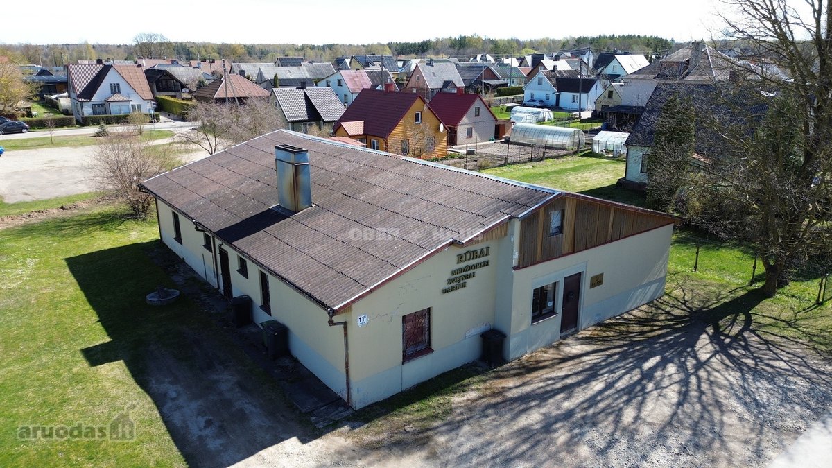 Parduodamas Pastatas Su Komercinėmis