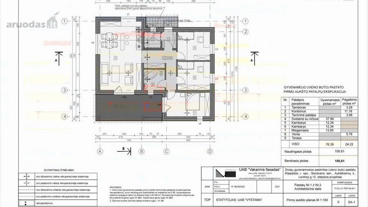 Parduodamas Modernios Architektūros A++ - nuotraukos Nr. 14