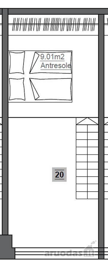 Parduodamas Pilnai Įrengtas Loftas Kalvarijų - nuotraukos Nr. 16