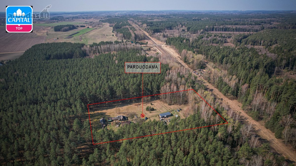 Išskirtinis 1,26 ha sklypas (su statiniais)
