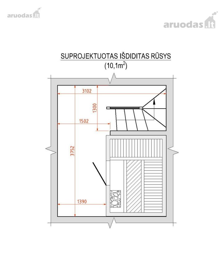 Parduodama 1/4 Namo Su Priklausiniais Ir - nuotraukos Nr. 10