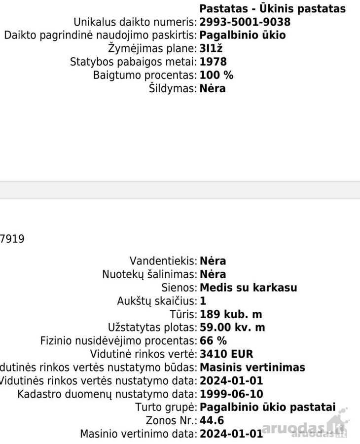 Parduodama 1/4 Namo Su Priklausiniais Ir - nuotraukos Nr. 16