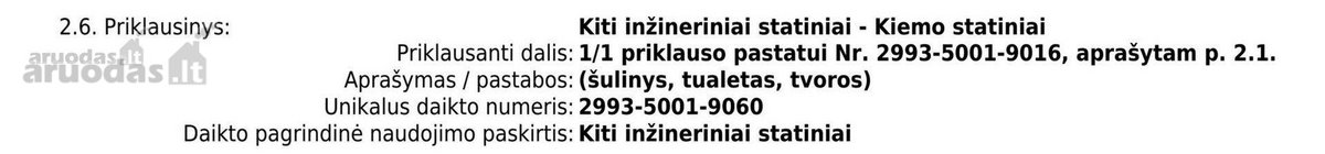 Parduodama 1/4 Namo Su Priklausiniais Ir - nuotraukos Nr. 17