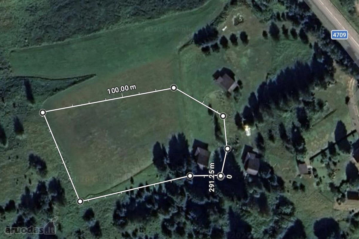 Žemės ūkio paskirties sklypas su 60 m2 ūkiniu