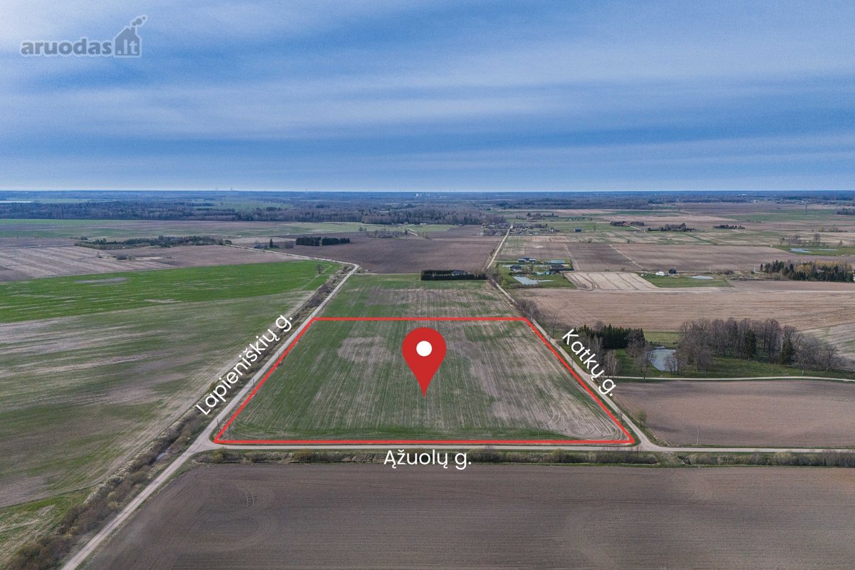 Paduodamas 5.70 Ha Žemės Ūkio Paskirties