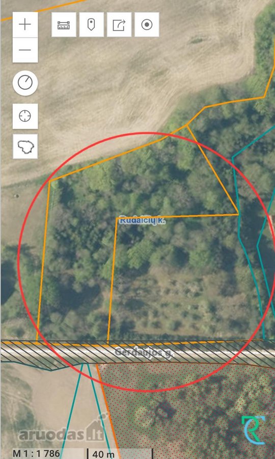 Parduodamas 1.32 ha sklypas, sudarytas iš: - nuotraukos Nr. 2