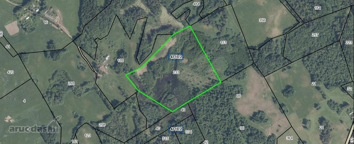 Parduodamas 5.72ha sklypas, Zarasų r. sav.,