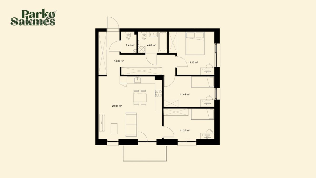 Projektinis buto numeris: Prs B4-9 - nuotraukos Nr. 3