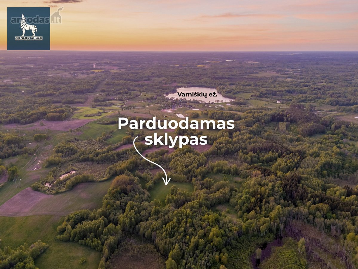 Parduodamas 12,72 ha sklypas Varniškių kaime,