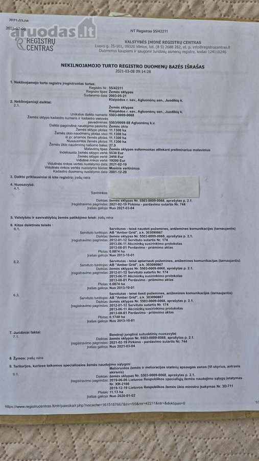 Parduodamas patrauklaus sklypas netoli - nuotraukos Nr. 13