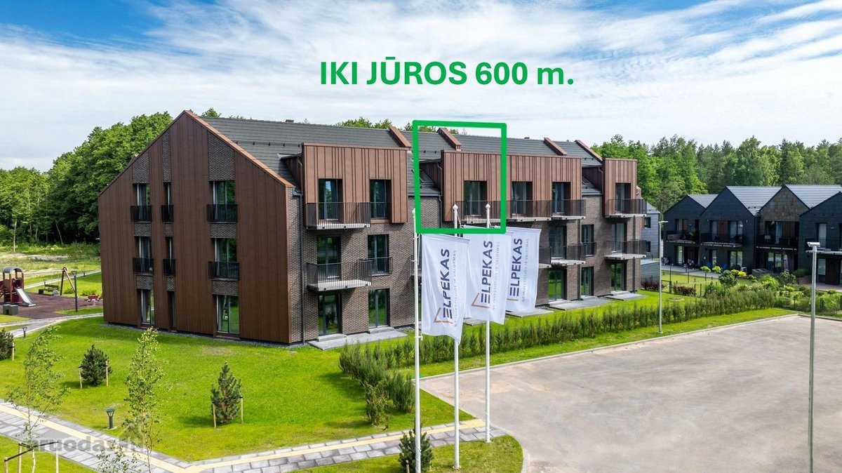 Naujas, Pilnai Įrengtas 4 K. Butas Palangoje