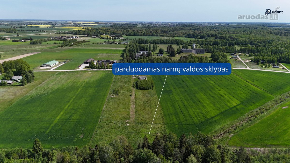 Parduodamas 18,25 a gyvenamosios paskirties