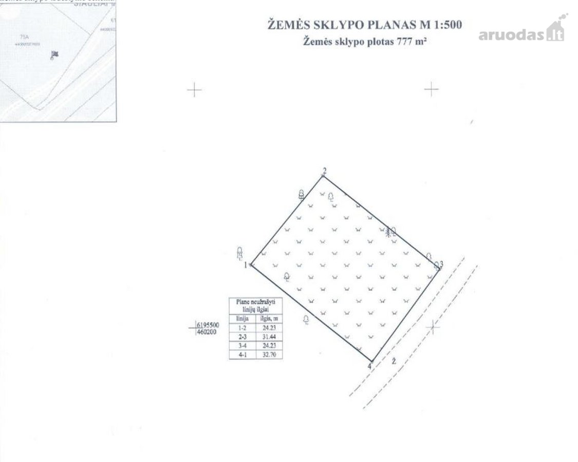 Sklypas Nr. 55d - 777 m2 - 24.000 Eur; - nuotraukos Nr. 6