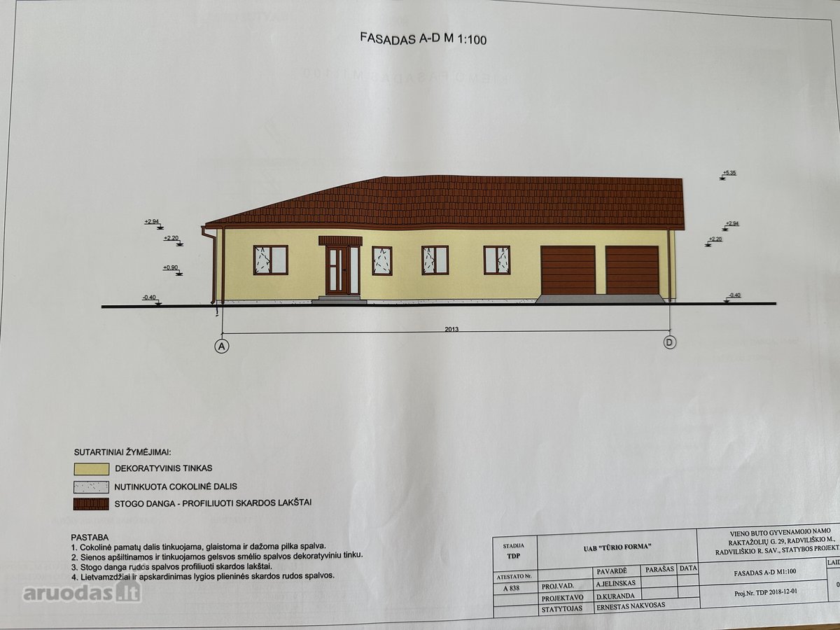 Parduodamas ant kalniuko esantis žemės