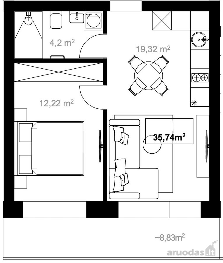Naujas Nt Projektas Kunigiškiuose - Infinitum - nuotraukos Nr. 8