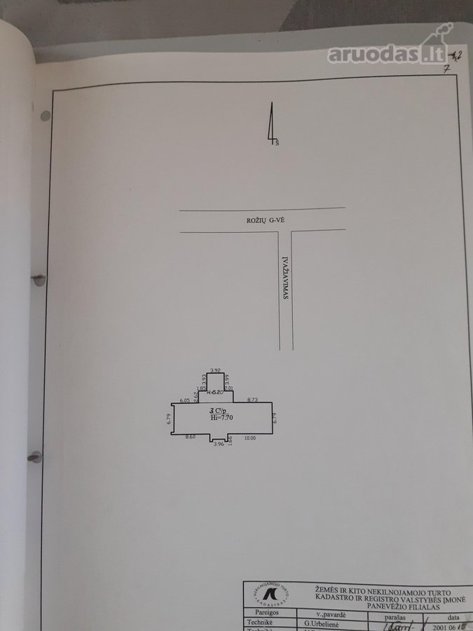 Dviejų aukštų namas Rožių 25 a . 261,13m2,du - nuotraukos Nr. 12