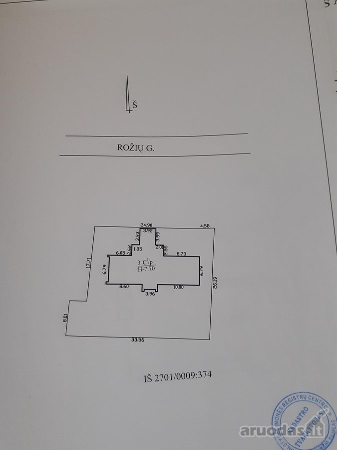 Dviejų aukštų namas Rožių 25 a . 261,13m2,du - nuotraukos Nr. 11