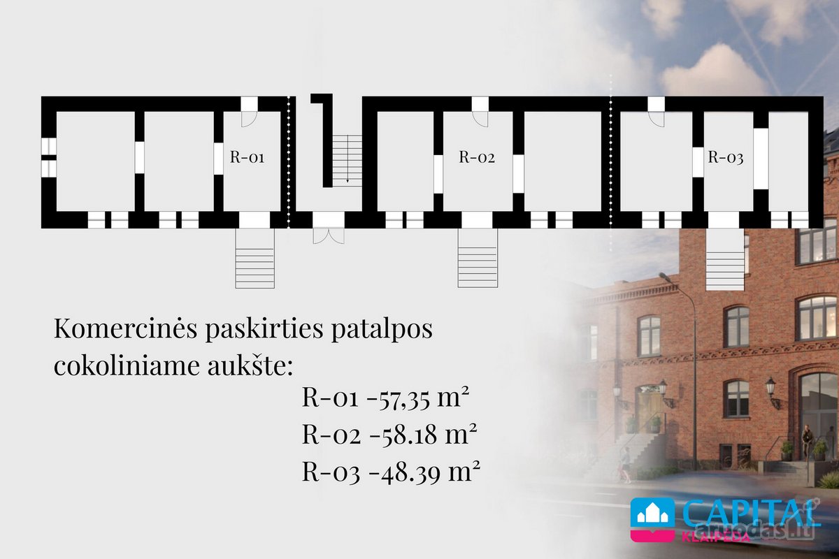 Komercinės patalpos projekte „Jūros 1“ – - nuotraukos Nr. 5