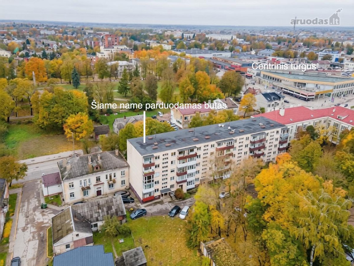 Parduodamas šviesus 2 kambarių butas Šiaulių - nuotraukos Nr. 32