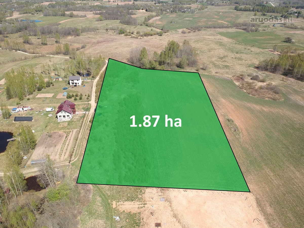 Parduodamas 1,87 Ha Žemės Ūkio Paskirties - nuotraukos Nr. 5
