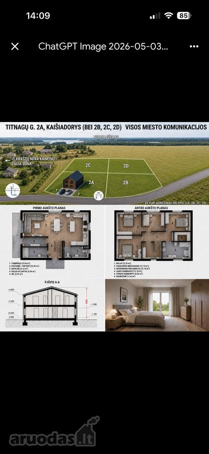Kaišiadorių mieste, Titnagų gatvėje, vystomas