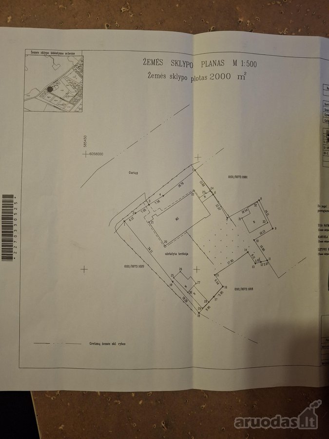Parduodamas 12.52 a. žemės sklypas su 2-jų