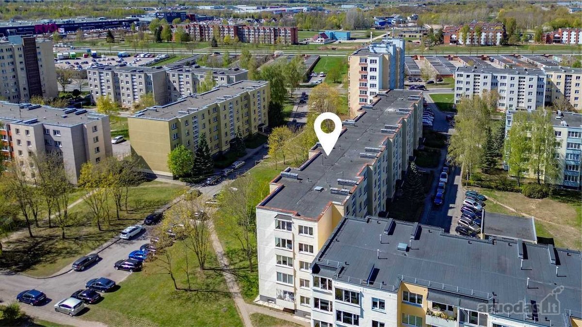Parduodamas tvarkingas 2 kambarių butas