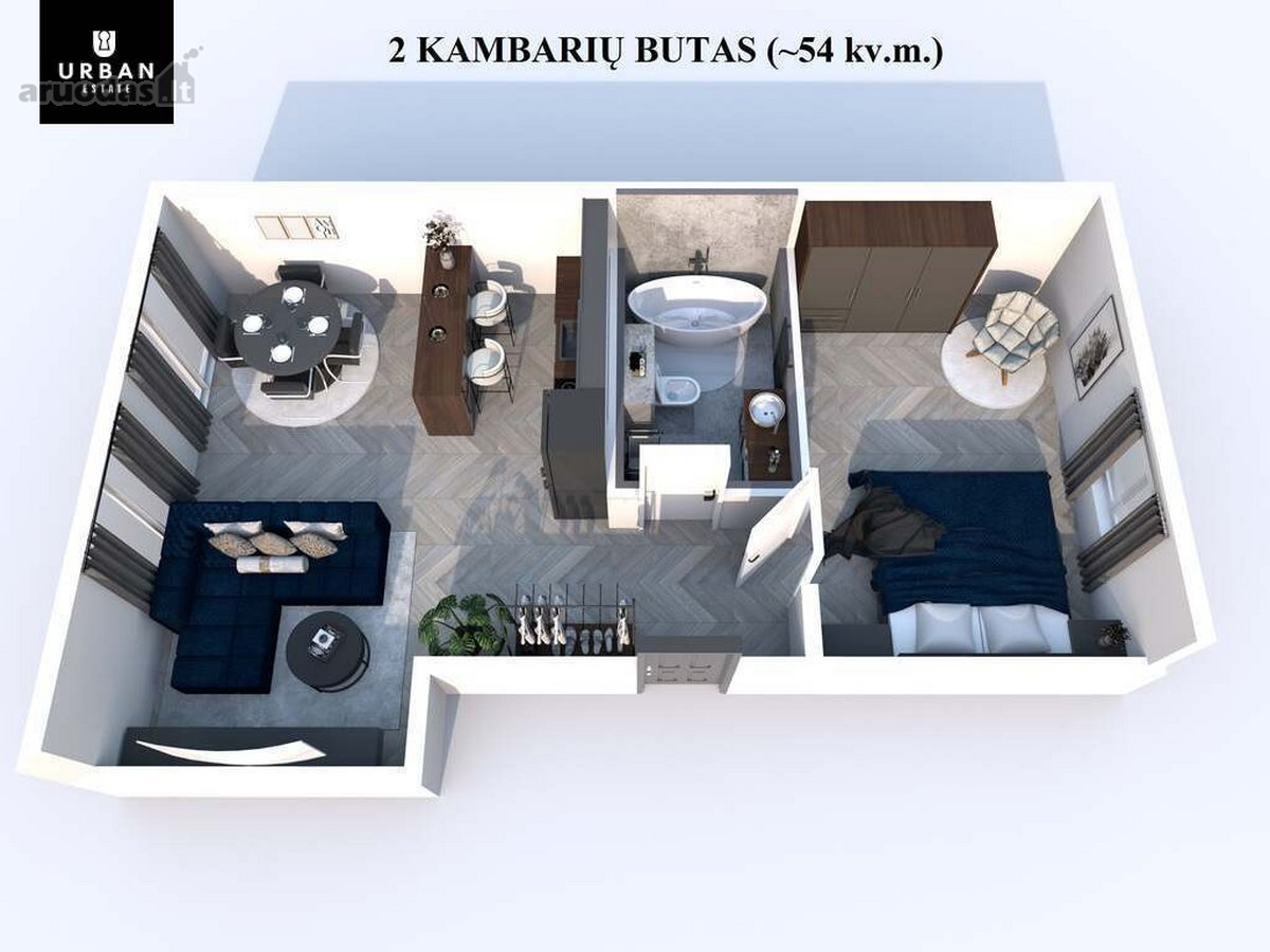 Parduodamas Paskutinis Likęs 2 Kambarių Butas - nuotraukos Nr. 18