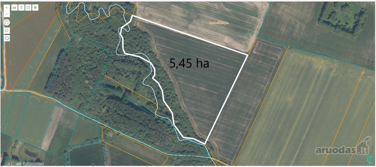 Parduodamas 5,45 Ha Žemės Sklypas Pasvalio - nuotraukos Nr. 4