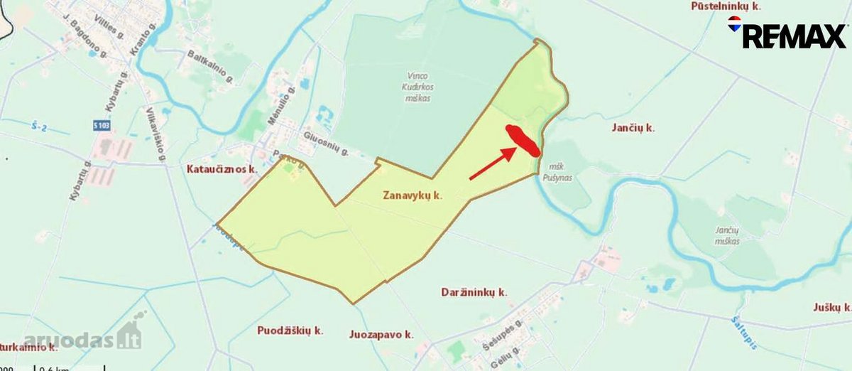 Parduodamas žemės ūkio paskirties sklypas