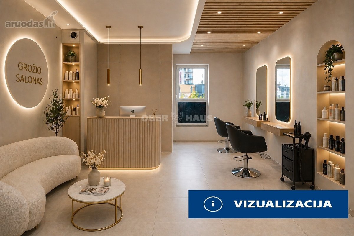 Išnuomojamos 38,05 m² komercinės paskirties - nuotraukos Nr. 3