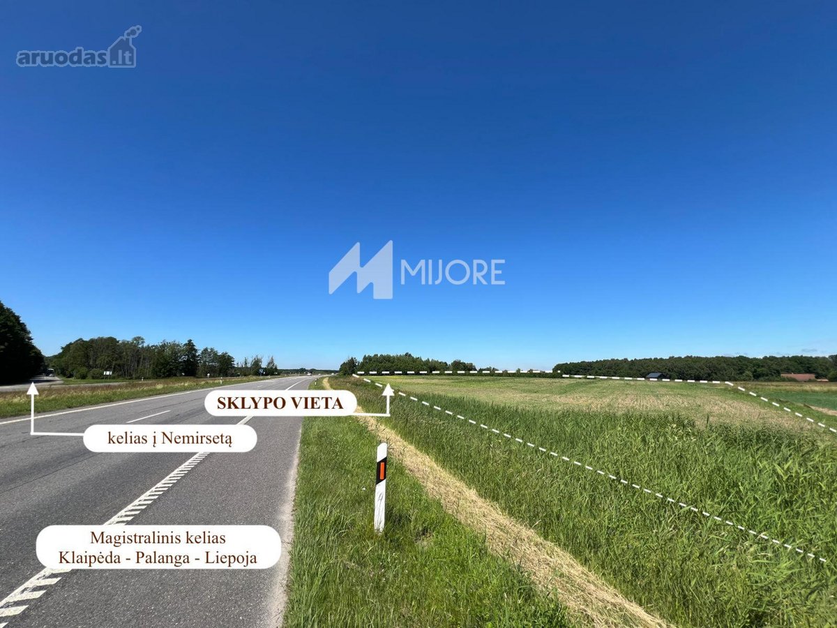 Parduodamas perspektyvus sklypas sandėliavimo