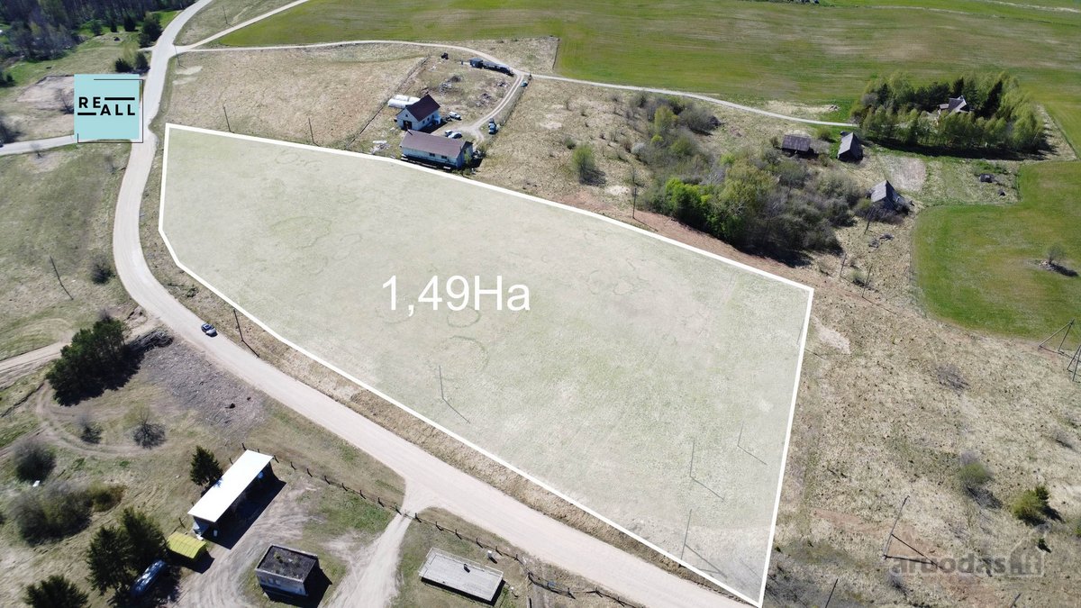 Parduodamas Didelis 1,49 Ha Namų Valdos
