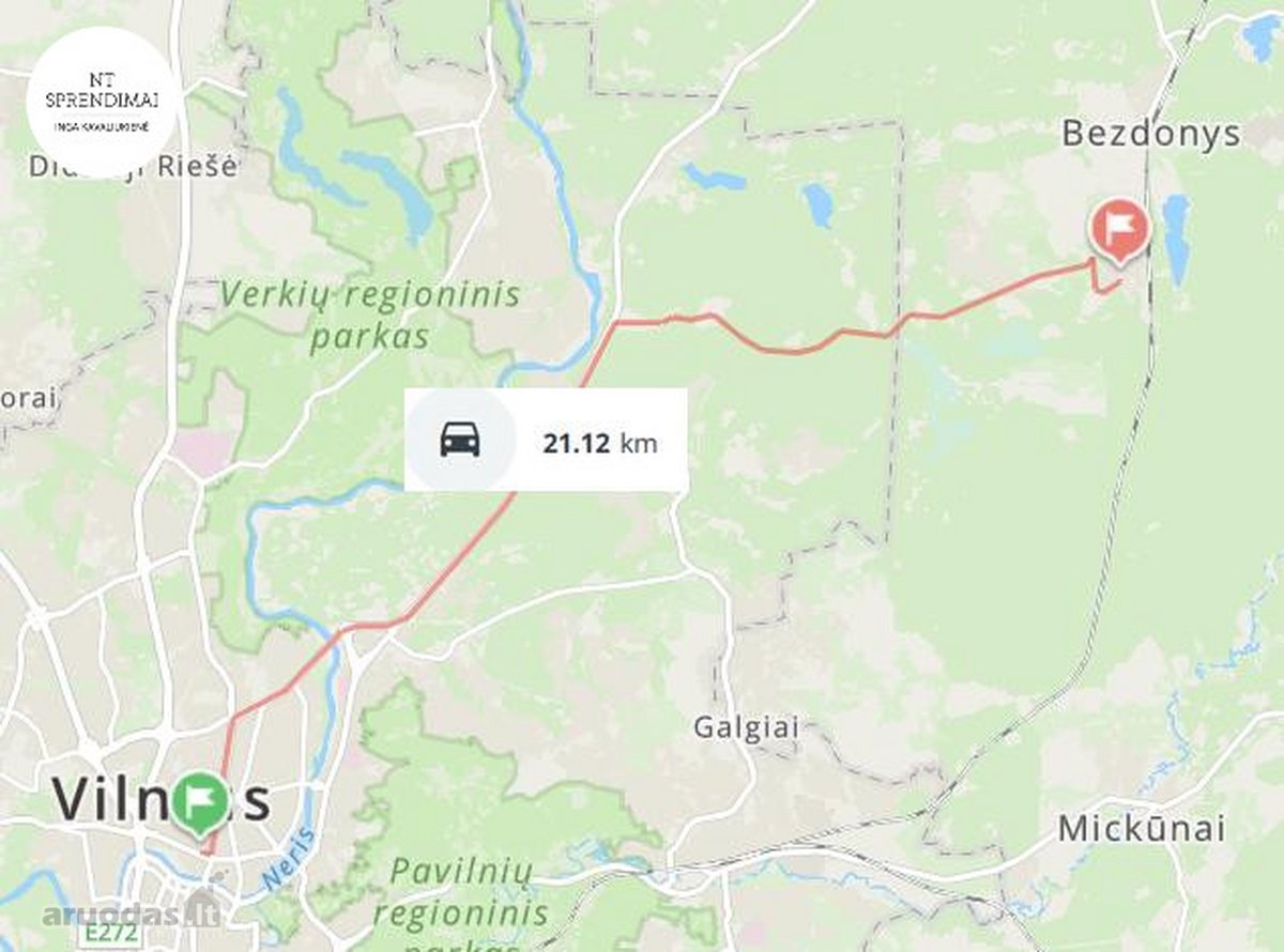 Vilniaus rajone parduodamas 5,12 a sklypas su - nuotraukos Nr. 15