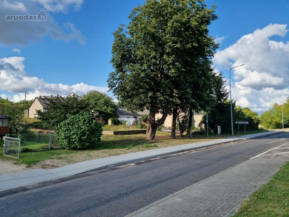 Akmenėje, Plento g. 12, parduodamas 14,76 arų
