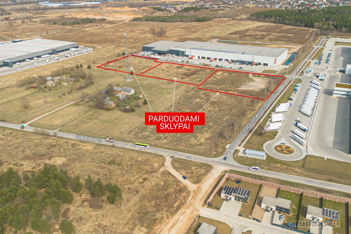 Parduodamas 1.18 Ha Komercinės Paskirties