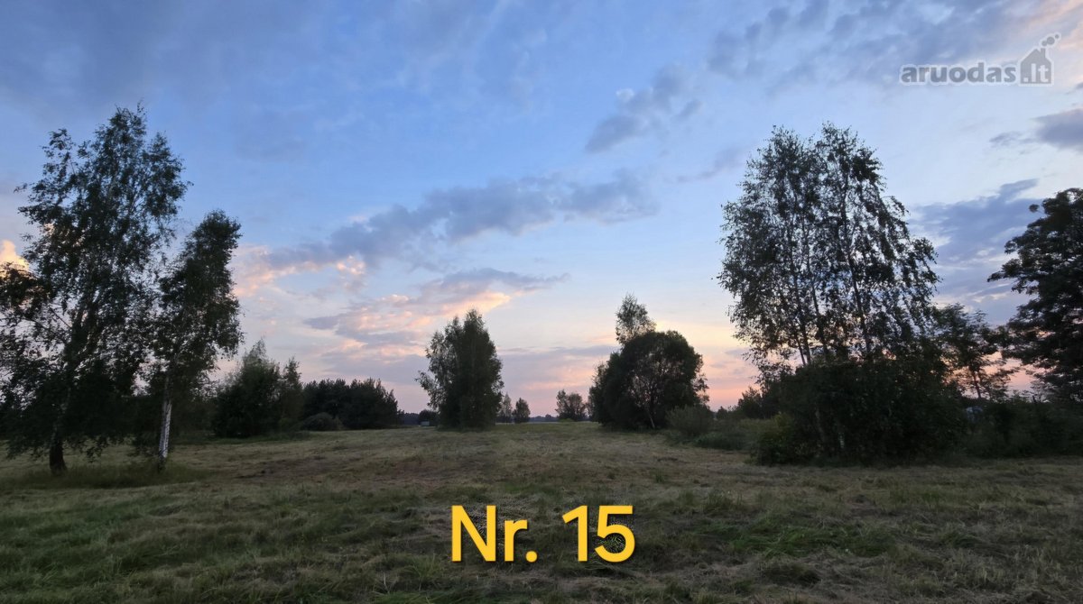 Išskirtiniai sklypai su ežero pakrante vos - nuotraukos Nr. 8