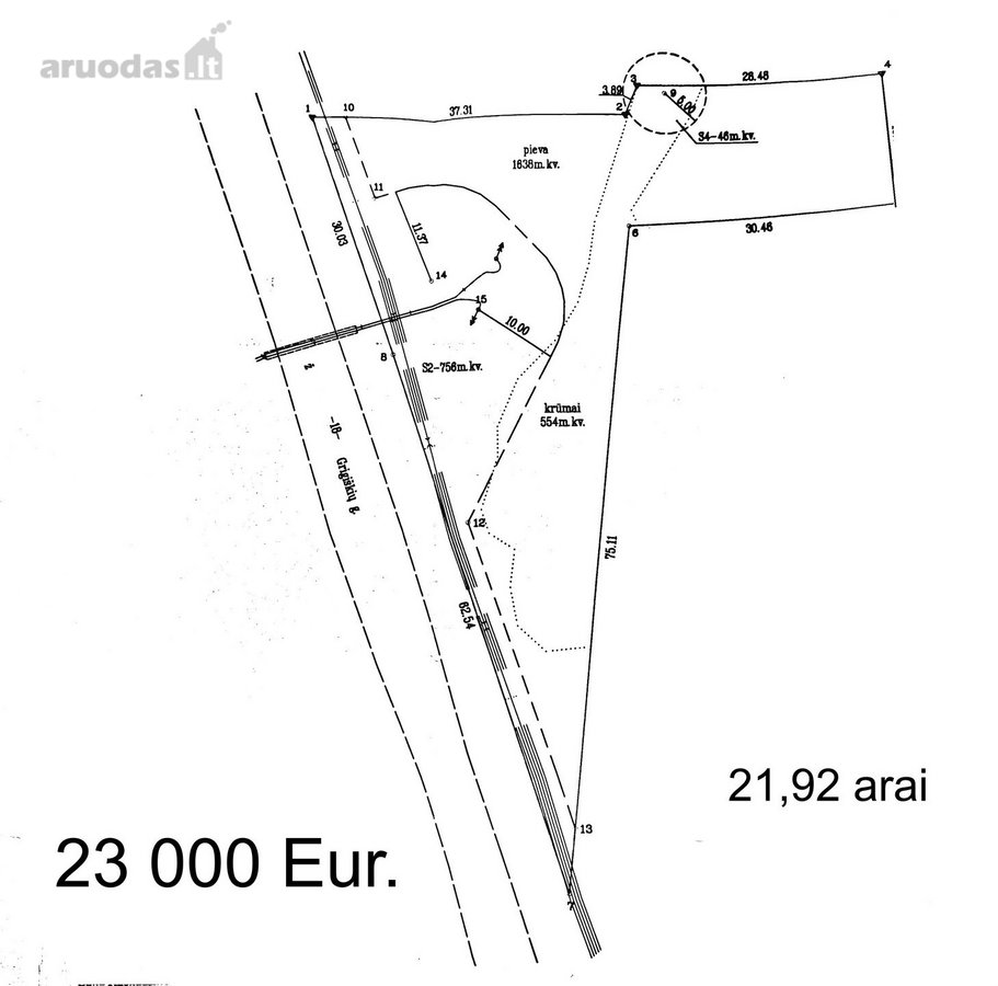 Parduodami namų valdos sklypai Trakų r. sav., - nuotraukos Nr. 11