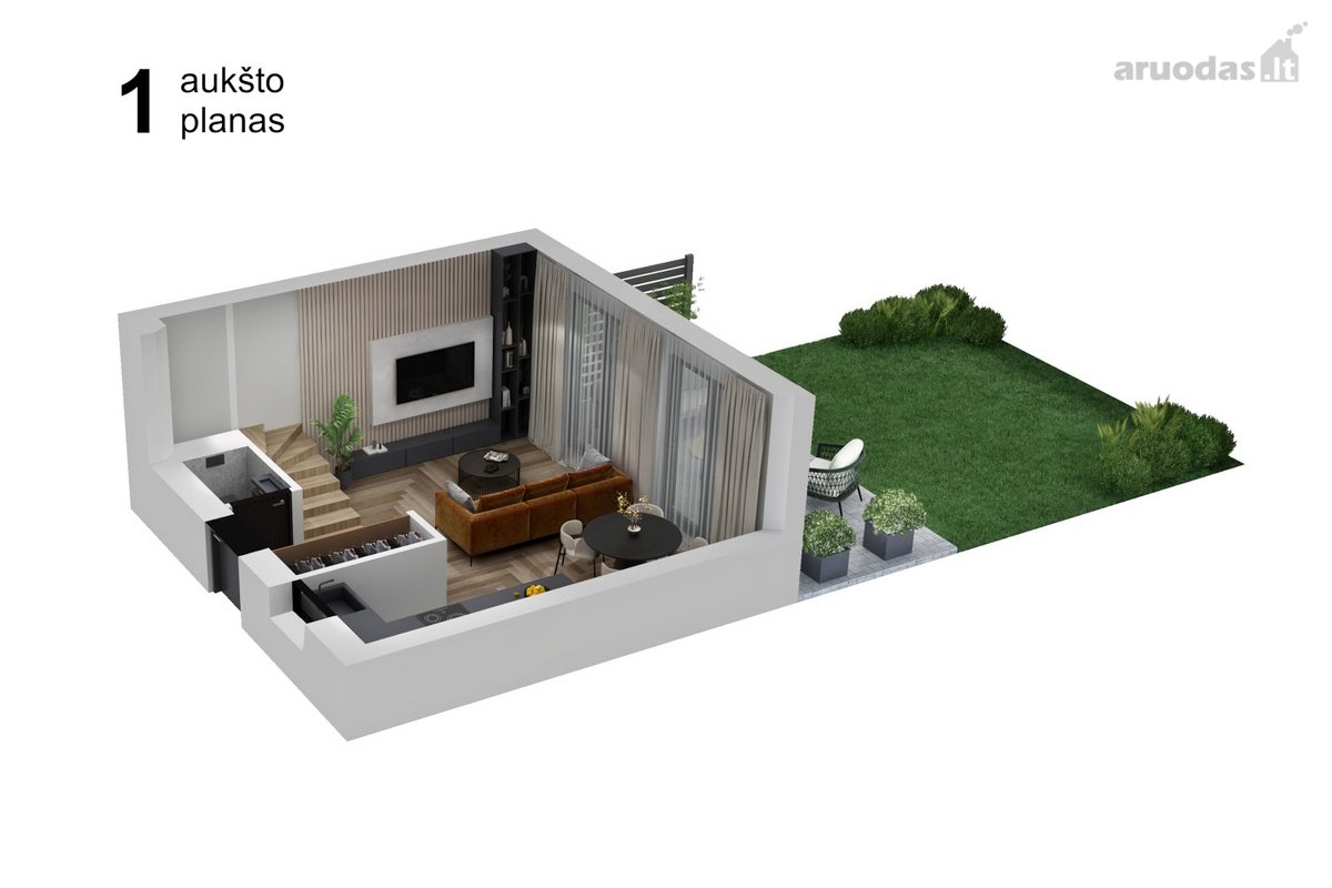 Parduodamas 106 kv.m butas per kelis aukštus - nuotraukos Nr. 22
