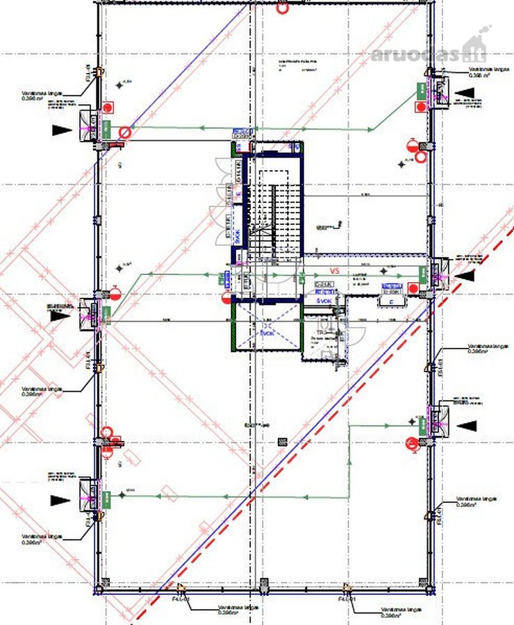 Nuomojamos erdvios 395 kv. m patalpos - nuotraukos Nr. 9