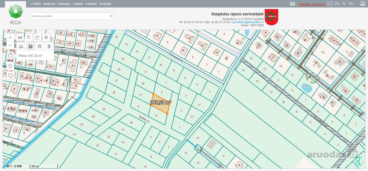 Parduodamas namų valdos sklypas 9,64 aro - nuotraukos Nr. 25