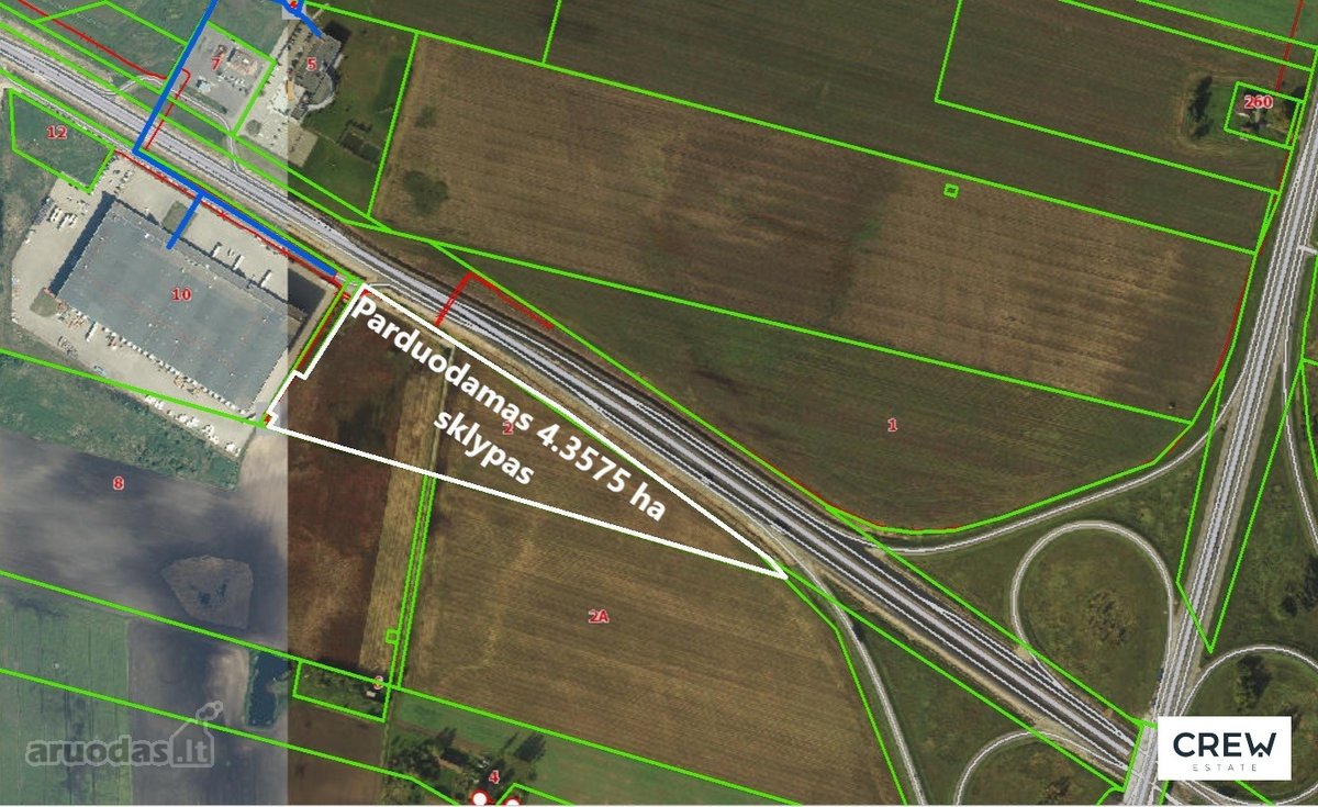 Parduodamas 4.3575ha ploto Komercinės - nuotraukos Nr. 2