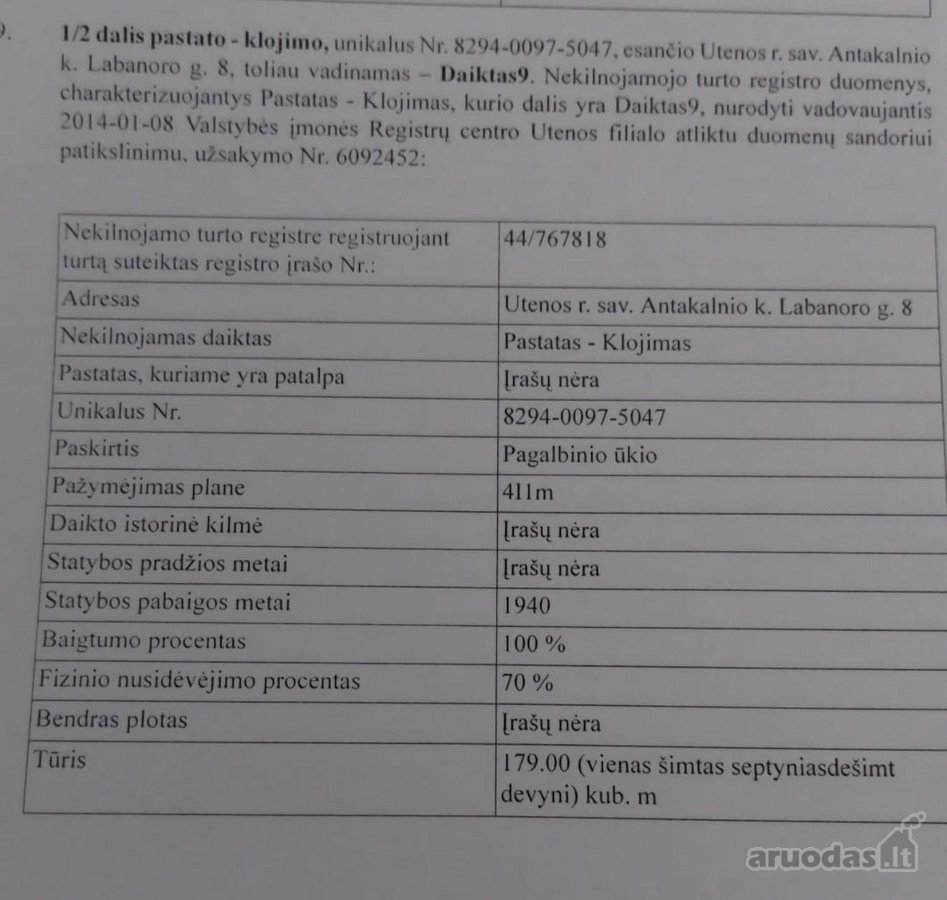 Parduodami du sklypai, vienas su sodyba 38.75 - nuotraukos Nr. 8