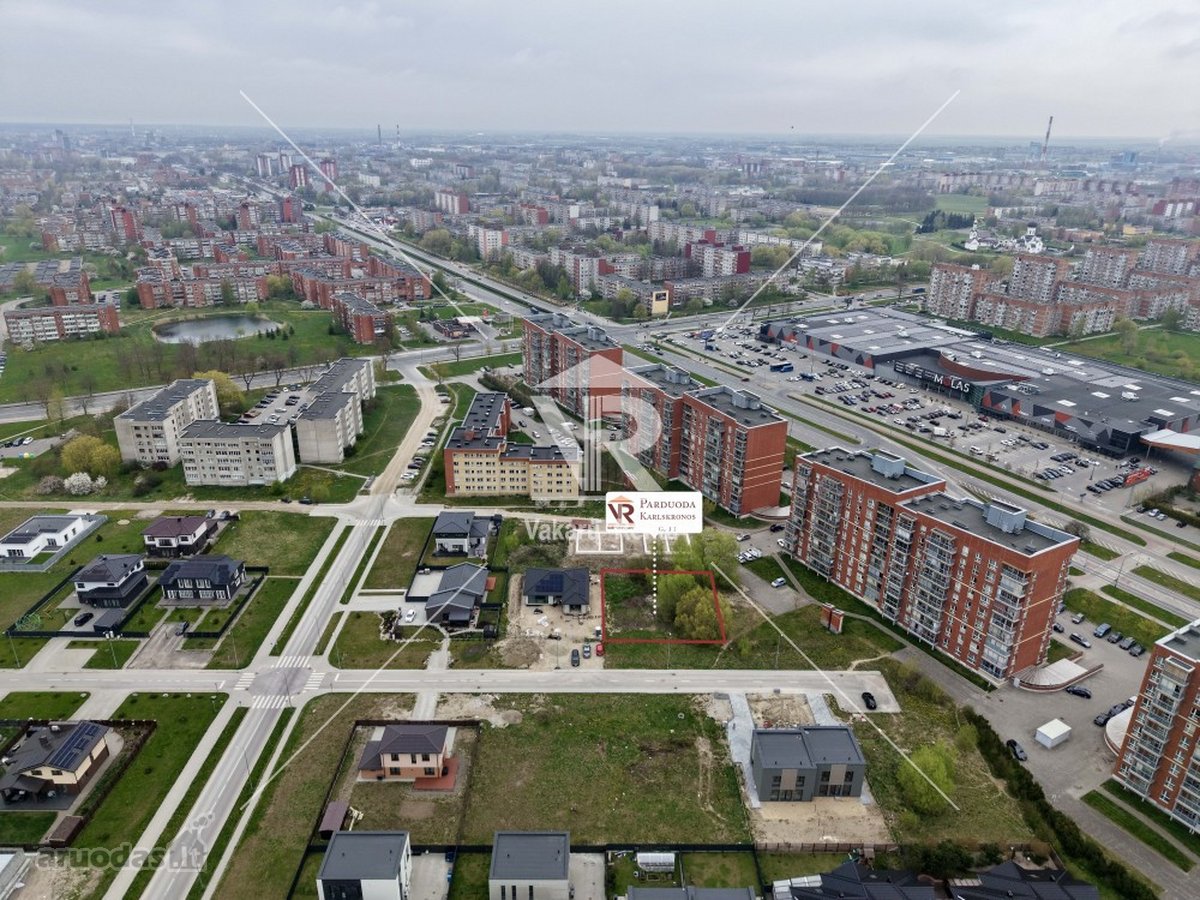 Parduodamas 9 arų žemės sklypas, mažaaukščių - nuotraukos Nr. 4