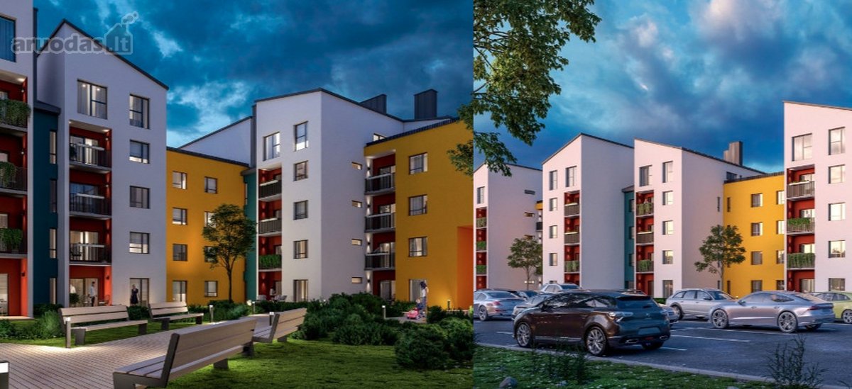 Parduodamas 43 Kv. M Butas Su Terasa Naujos - nuotraukos Nr. 12
