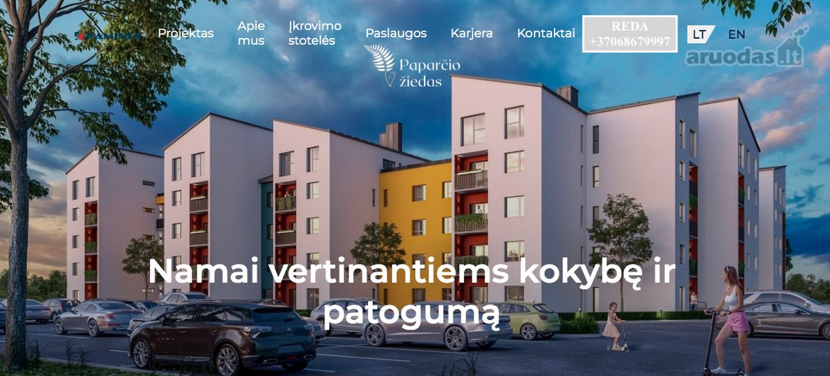Parduodamas 43 Kv. M Butas Su Terasa Naujos - nuotraukos Nr. 7