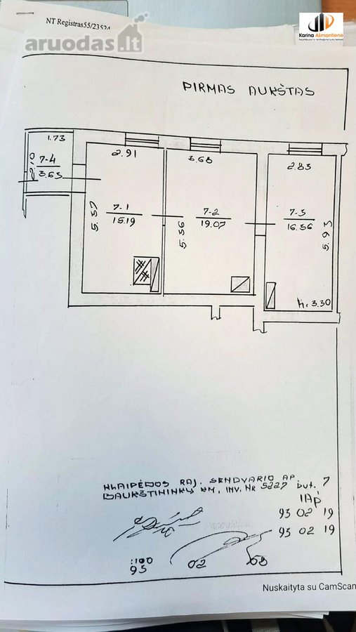 Parduodamas 2 kamb. butas sename dvare, - nuotraukos Nr. 15