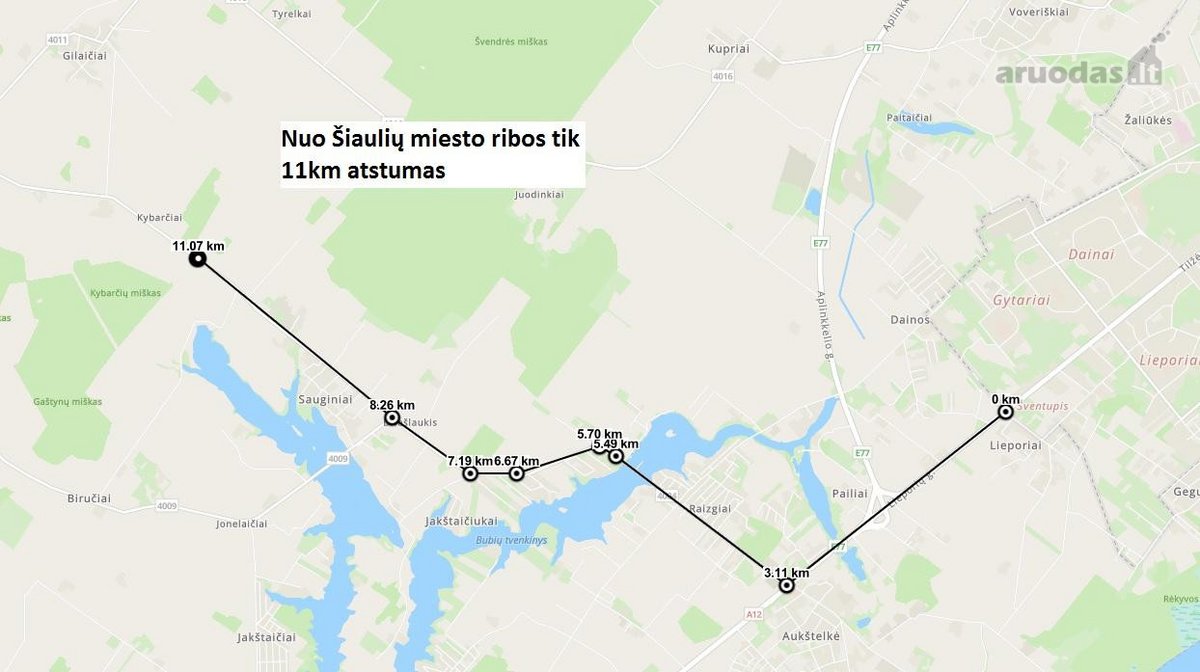 Vaizdingoje vietoje parduodamas namų valdos - nuotraukos Nr. 4